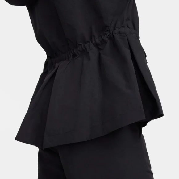 NIKE Sportswear Jacket Essentials Anorak Gathered Black NEW - Picture 7 of 10